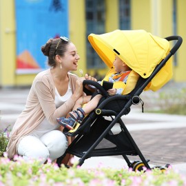 2024 Folding Baby Stroller High Landscape Backrest Adjustable Shock Proof Baby Jogger 4.6KG (PB102)