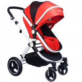 Aluminium High Landscape Shockproof Folding Baby Stroller With Pneunatic Tyre 4 Colors (PB112)