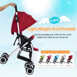 2024 High-end Lightweight Reversible Handle Baby Stroller 5 Colors Available Just 4.2KG (PB100)